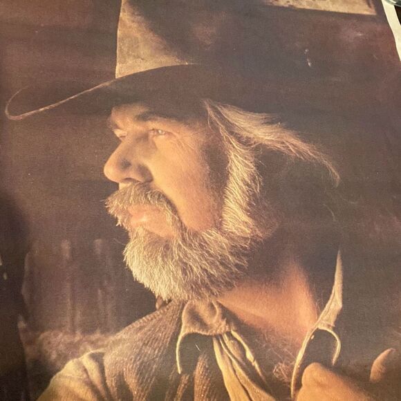 Original 1980 Kenny Rogers Gideon promo poster 23 x 17.5 - Picture 2 of 3